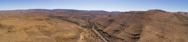 Panorama Luftaufnahme Über Die Karoo Region Südafrika — Stockfoto