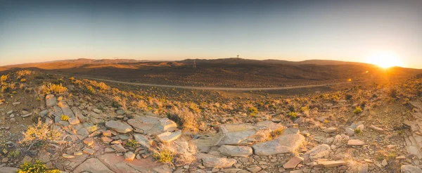 Scene Iconiche Della Regione Del Karoo Sud Africa Strada Sterrata — Foto Stock