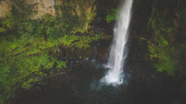 Geniş açı resim görkemli Lone Creek Falls Güney Afrika'daki Mpumalanga Sabie bölgesinde