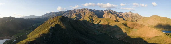 Panoramiczne Zdjęcie Lotnicze Stronie Kraju Poza Miasto Robertson Western Cape — Zdjęcie stockowe