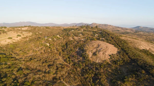 Panoramic aerial image over the town of Nelspruit / Mbombela in the Mpumalanga province of South Africa.