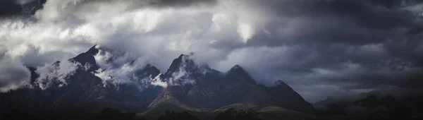 Panoramabild Der Berge Der Nähe Der Stadt Worcester Westlichen Kap — Stockfoto