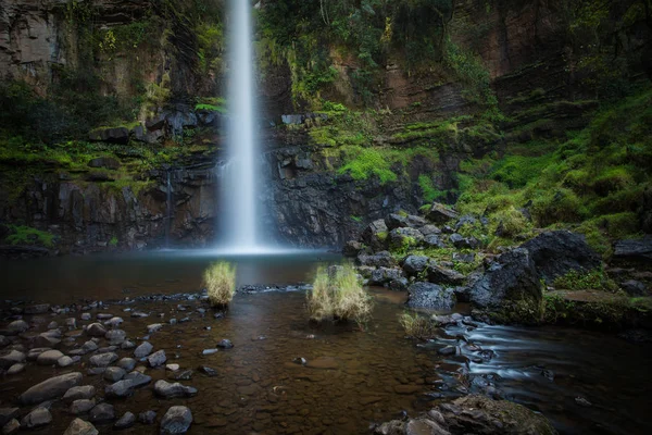 Wide Angle Image Majestic Lone Creek Falls Sabie Region Mpumalanga — Stock Photo, Image