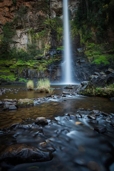 Wide Angle Image Majestic Lone Creek Falls Sabie Region Mpumalanga — Stock Photo, Image