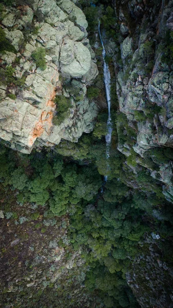 Close Images Waterfalls High Western Cape Mountains Winter Rainstorm — Stock Photo, Image