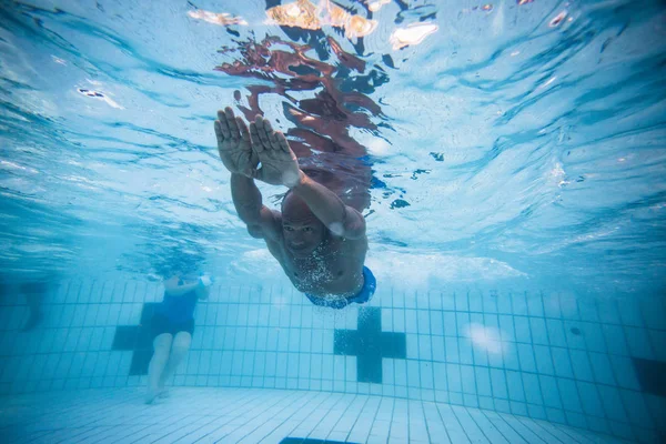 Плавание Плавание Бассейне Тренировки — стоковое фото