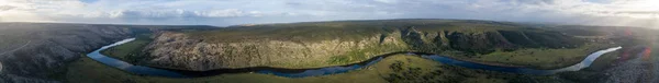 Vistas Aéreas Sobre Estuario Del Río Duiwenhoksriver Ruta Del Jardín —  Fotos de Stock