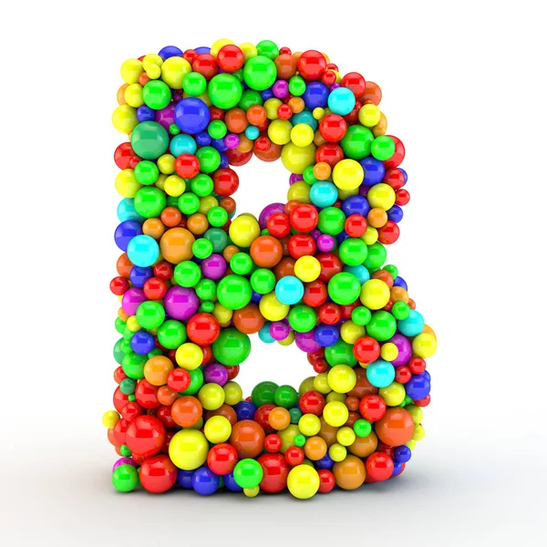 Colorfull letter B — Stockfoto