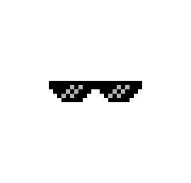 8 bit gangster güneş gözlüğü