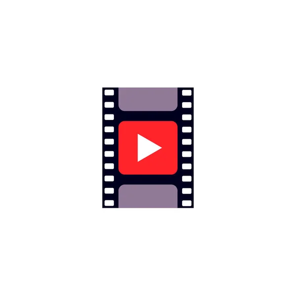 Logo tira de película — Vector de stock