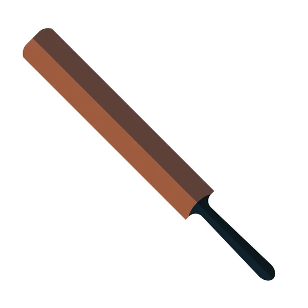 Cricket bat vektor ikon fa sport felszerelések — Stock Vector