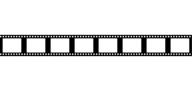 kesintisiz film şeridi çerçevesi 