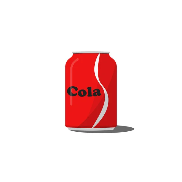 Cola bebida vector icono — Vector de stock