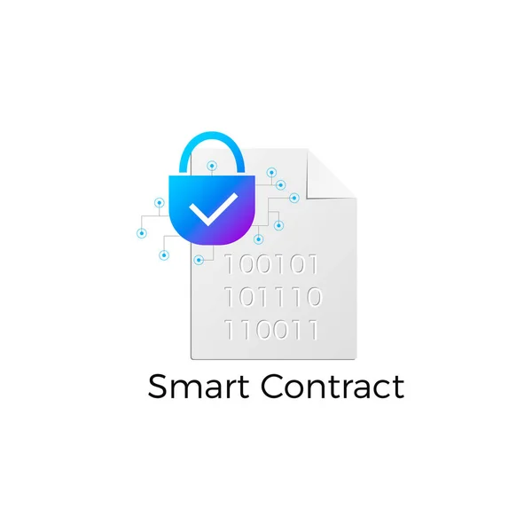 Ethereum Smart Contract icon — Stock Vector