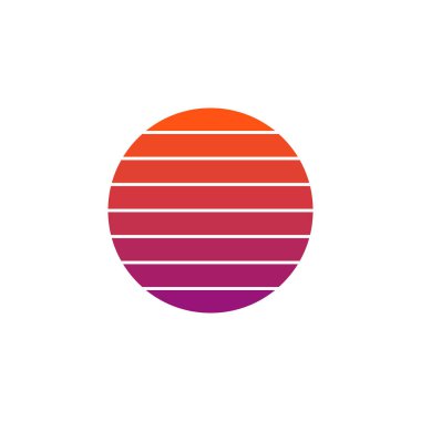 gün batımı retro 90-s daire 