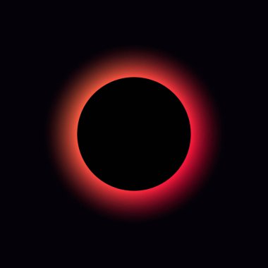 Güneş ve ay tutulması vektör