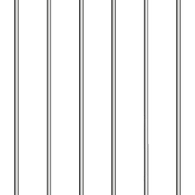 Metal hapis barlar tutuklayın. Hapishane kavramı 3d