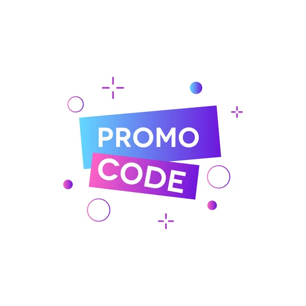 Promo code waardebon — Stockvector