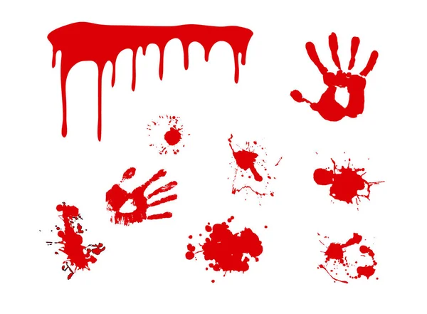 Vecteur de sang éclaboussé — Image vectorielle