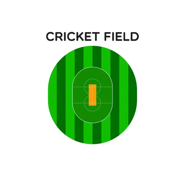 Поле арені крикет — стоковий вектор
