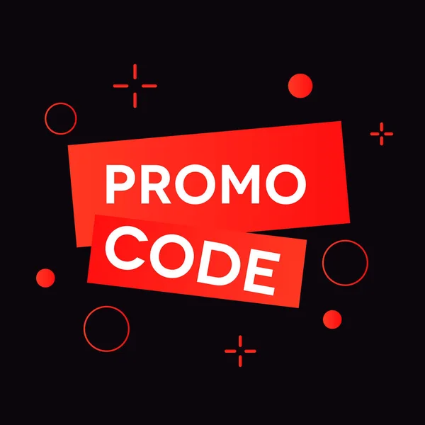 Promocode, Gutscheincode. — Stockvektor