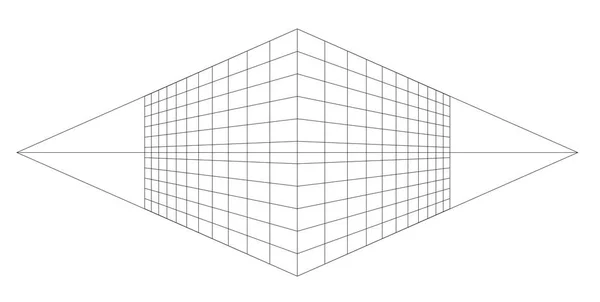 Perspective grid vector — Stock Vector