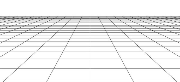 Perspective wireframe landscape