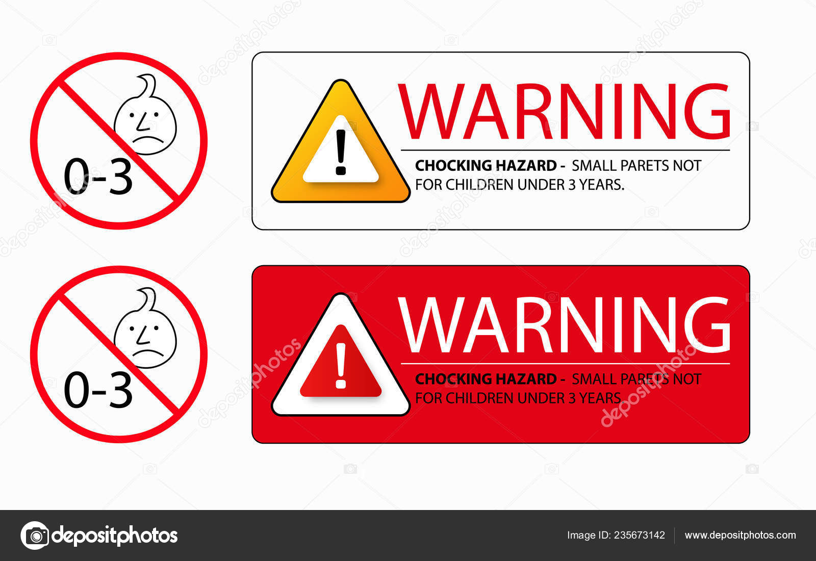 Choking hazard warning sign Stock Vector Image by ©DeziDezi 235673142
