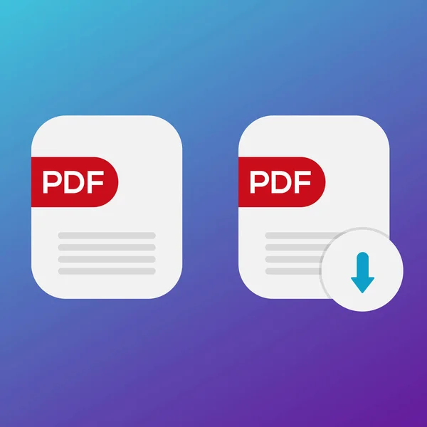 PDF kitap indir simgesi — Stok Vektör