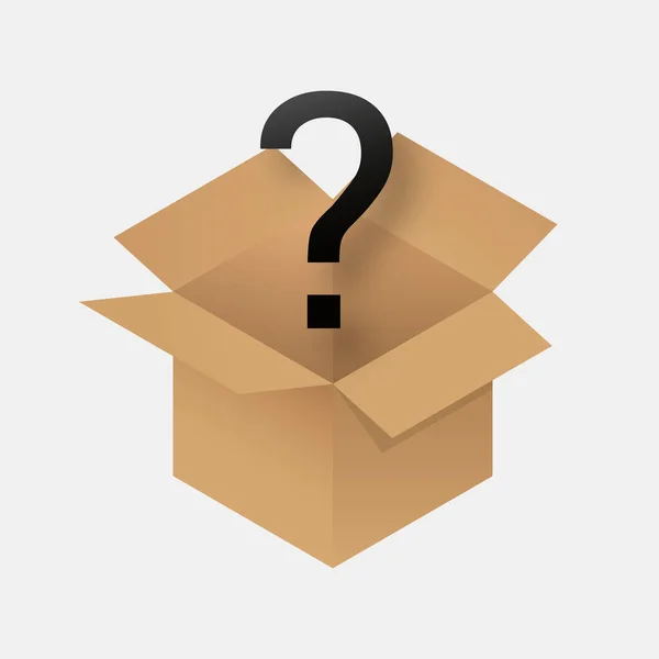 Mystery Box Ikone . — Stockvektor