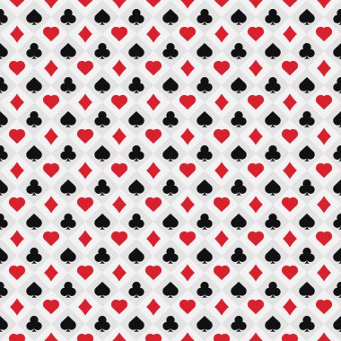 Poker kart deseni . 