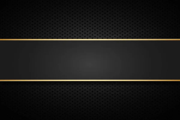 Altın çizgi afiş . Altın koyu arka plan . 