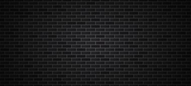 Siyah Tuğla Duvar .