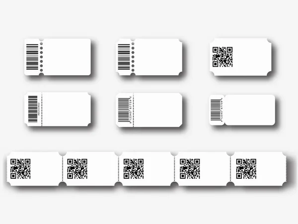 Modèles de billets vierges — Image vectorielle