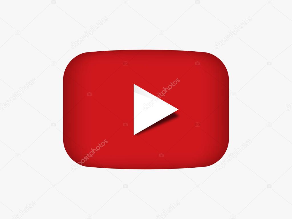 Red play button 