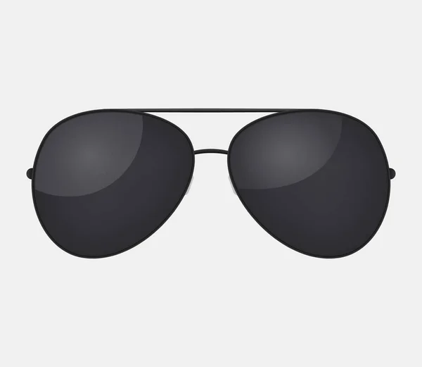 Madárrendőrség izolált napszemüveg . — Stock Vector
