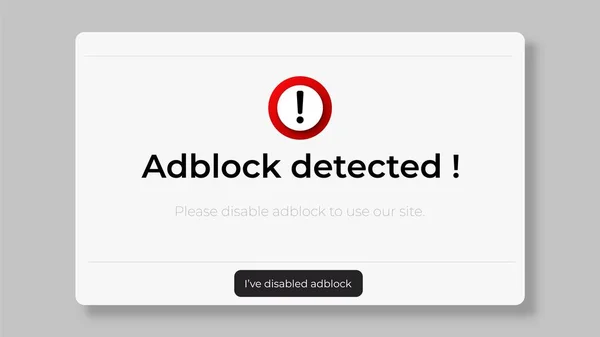 Adblock web sitesi pencereni durdur. 