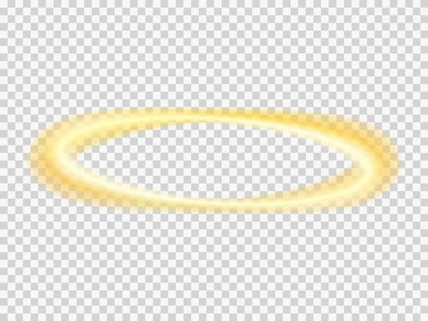 Halo melek vektör şeffaf nimbus . 