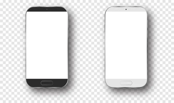 Mobile phone mockup . Blank smartphone — Stock Vector