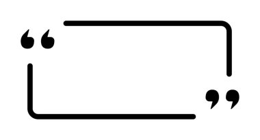 Kavisli köşeli boş siyah tırnak çerçevesi.