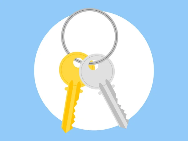 Schlüssel Symbol Illustration Vektor — Stockvektor