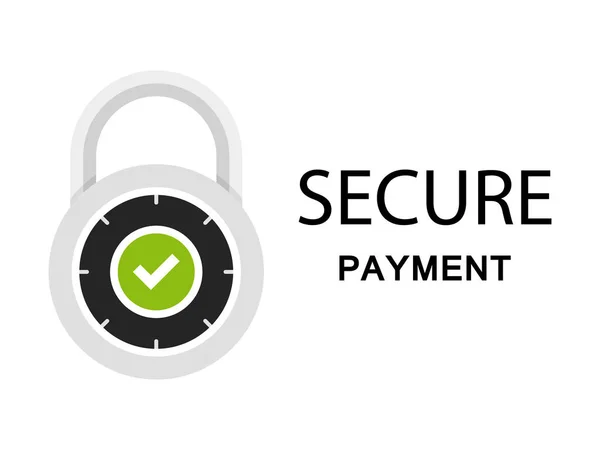 Güvenli ödeme simge Ssl şifreleme işlem güvenli ödeme para vektör