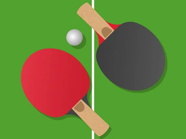 Table Tennis Racket Pictogram — Stockvector