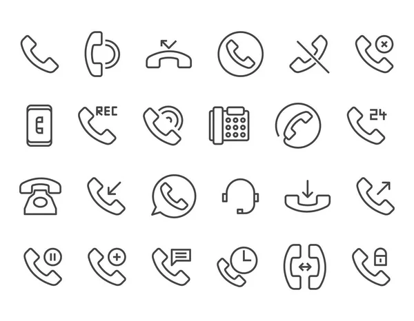 Simple Set Processing Related Vector Line Icons Contains Icons Support — Stock Vector
