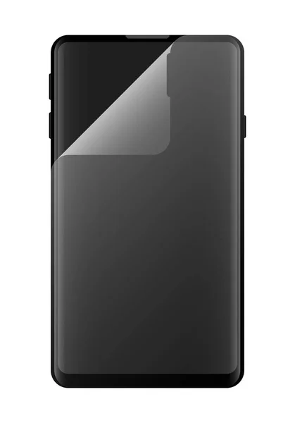 Icône Vecteur Protection Verre Téléphone Portable — Image vectorielle