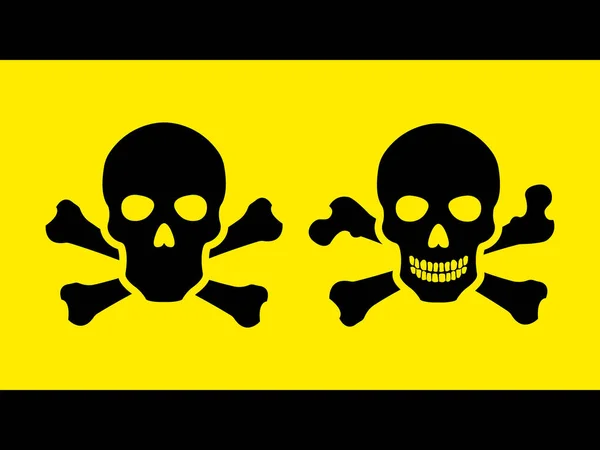 Toxic Safety Hazard Danger Harmful Malware Virus Sign Illustration Isolated — Stock Vector