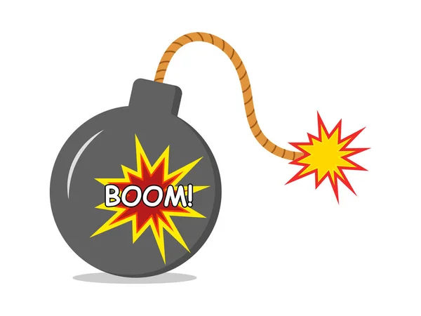 Vecteur Icône Logo Bombe — Image vectorielle