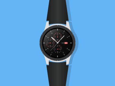 smartwatch simge vektör çizimi