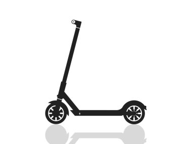 Elektrikli Scooter simge tasarlamak vektör