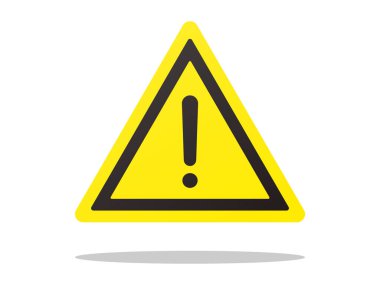 Ölüm tehlike uyarı dikkat işareti vektör